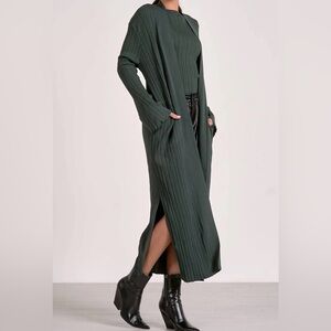 Elan - Ribbed Duster Cardigan
